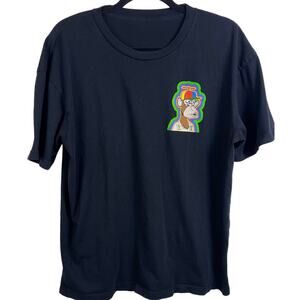 Kevin Hart Bored Ape Colorful Rainbow Black T-Shirt